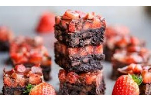 Brownie Premix Chocolate Strawberry - 400g