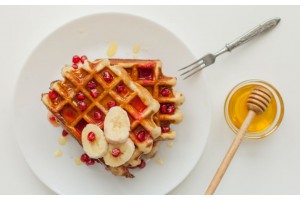 Belgian Waffle Premix Banana Cream 4000g