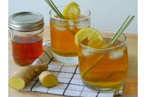 Sugar Free Ice Tea Premix Lemon Ginger - 400G