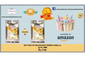 MILKSHAKE PREMIX VANILLA 8 KG