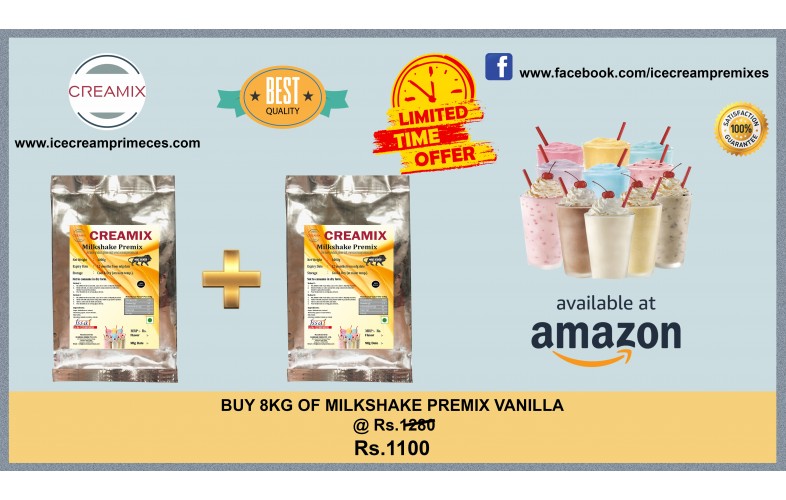 MILKSHAKE PREMIX VANILLA 8 KG