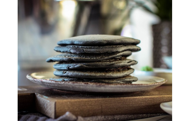 Pan Cake Premix Vanilla Charcoal - 400g